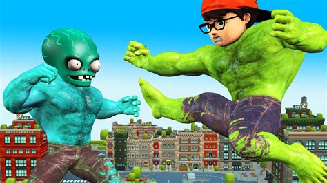 Good Friend Nick Transform Hero Nickhulk Save Tani Vs Zombie Boss Troll