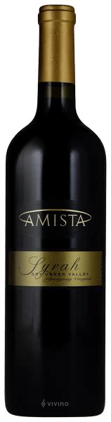 Amista Vineyards Morningsong Vineyards Syrah Vivino Us