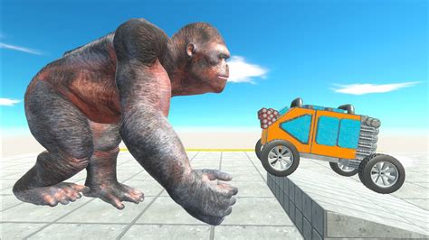 Dynamite Car Vs Giant Units Animal Revolt Battle Simulator Youtube