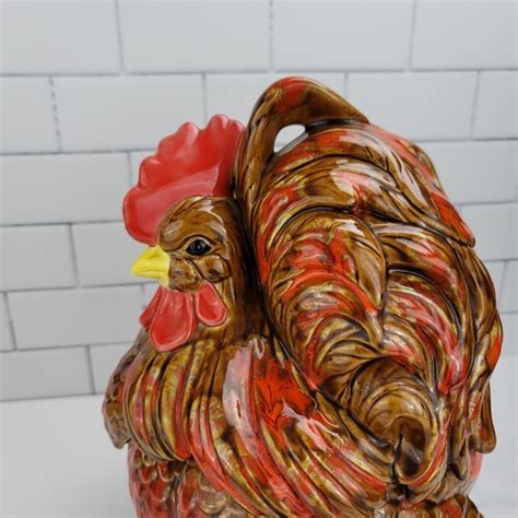 Vintage Accents 979 Atlantic Mold Ceramic Chicken Rooster Poshmark