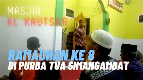 SEMARAK RAMADHAN 2023 SHOLAT TARAWIH DAN TADARUSAN DI MASJID AL