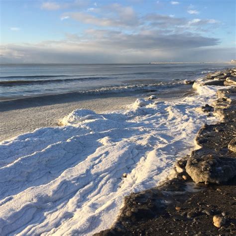 Have You Ever Seen Slushy Waves On The Sea Bering Sea In Winter