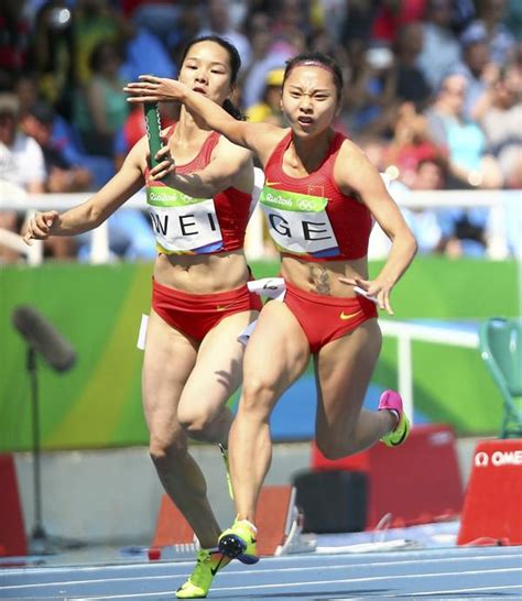 田徑女子4x100米美國重賽擠掉中國奪冠 每日頭條