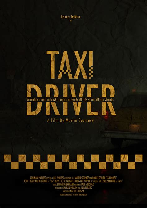 Taxi Driver - Movie Poster on Behance