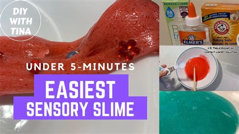 Diy Easy Slime Using Contact Lenses Solutions Under 5 Minutes How