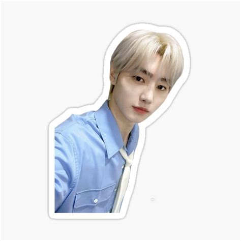 Blue Shirt ENHYPEN Sunghoon Sticker For Sale By Holandmol Redbubble