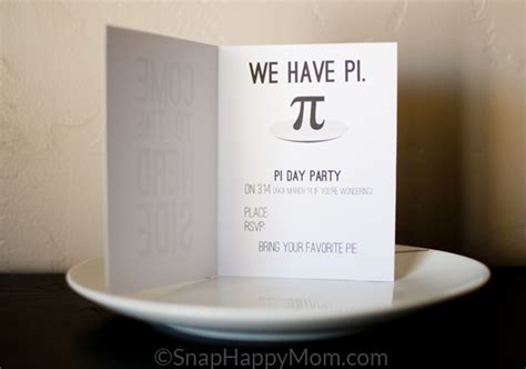 The Best Pi Day Party Invitations - Home, Family, Style and Art Ideas