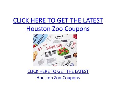 Houston zoo coupons