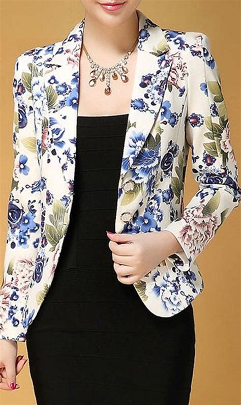 Pin De Maria Margarita Em Floral Accessories And Clothes Blazer Feminino Moda Moda Evangelica