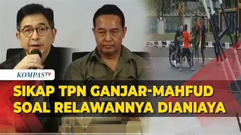 Sikap TPN Ganjar Mahfud Kasus Relawan Dianiaya Anggota TNI Di Boyolali