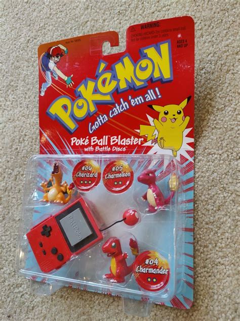 Mavin NEW SEALED 1999 HASBRO POKEMON POKe BALL BLASTER RED CHARIZARD