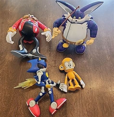 Toy Island Sonic The Hedgehog Figure Lot Big Cat Dr Eggman Robotnik