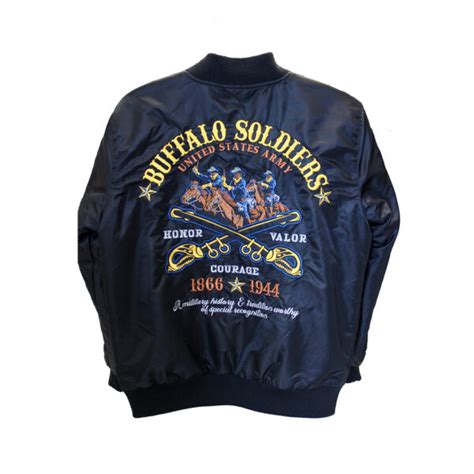 Buffalo Soldier Bomber Jacket – Buffalo Soldiers National Museum