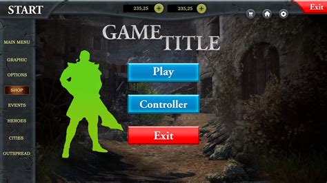 Artstation Medieval Rpg Game Ui Template Kit Game Assets