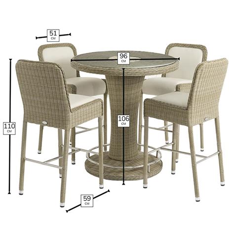 Bramblecrest Monte Carlo Garden Bar Set