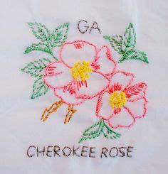 This is the Georgia state block from the State Flower Quilt that craft ...