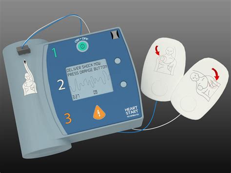 3D Portable Defibrillator | CGTrader