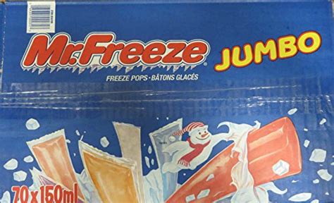 Mr Freeze Jumbo Ice Pops 150 Mililiters 5 Ounces 70 Pack Buy