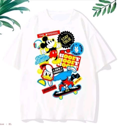 Kaos Mickey Mouse Donald Duck Goofy Baju Mickey Mouse And Friends Jumbo