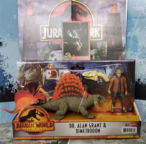 Jurassic World Dominion Alan Grant And Dimetrodon Figure Ebay In 2022 Jurassic World