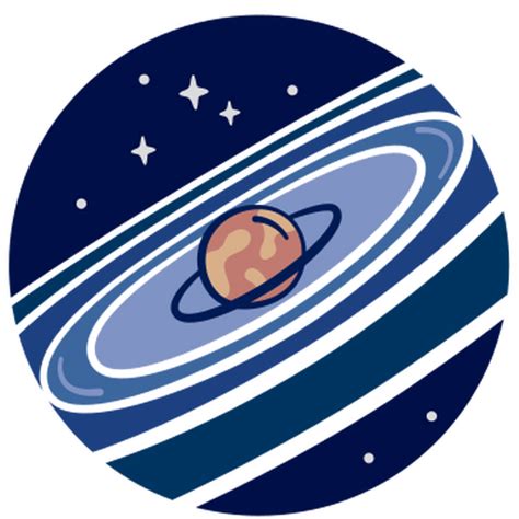 Dise O Png Y Svg De Rbita Espacial Azul Para Camisetas