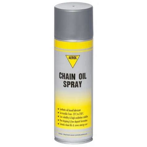 Lubricating Preperations Aerol Chain Oil Spray Grade 4011 4021 4031