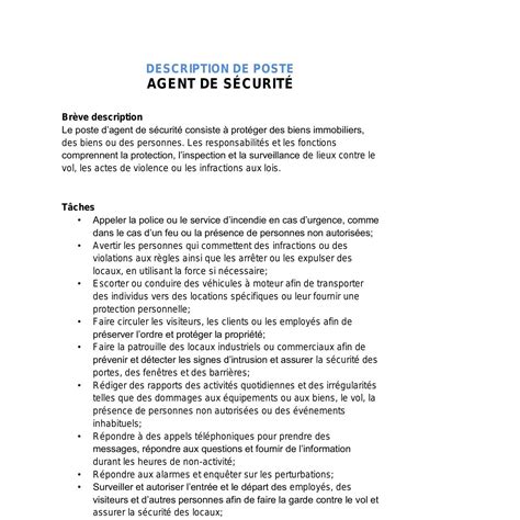 Agent De Securit Pdf Docdroid