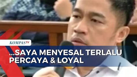 Arif Rachman Arifin Dalam Sidang Ooj Saya Menyesal Terlalu Percaya