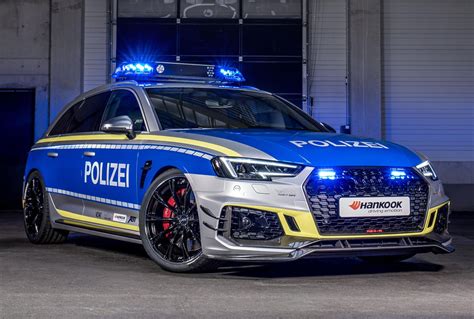 Audi Rs4 R Transformed Into One Seriously Hot Police Car Abt Sportsline Is Displaying The