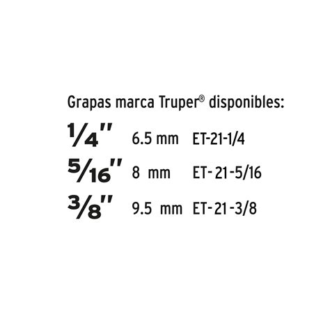 Ficha Tecnica Engrapadora tipo pistola para ¼ 5 16 3 8 con 200 grapas