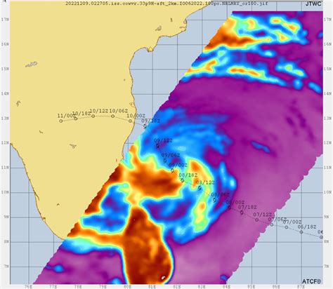 COWVR, TEMPEST Track Tropical Cyclone Mandous | NASA Jet Propulsion ...