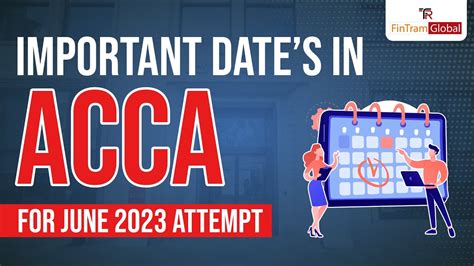 Acca Important Announcement Acca Exam Dates Acca Lectures Acca