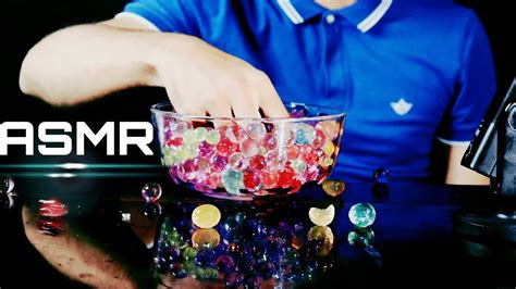 Asmr Dropping Orbeez In Water Relaxing Orbeez Bouncing Sound Asmr