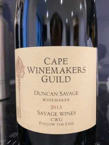 Savage Cape Winemakers Guild Follow The Line Vivino US