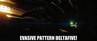 Yarn Evasive Pattern Delta Five Star Trek Video Gifs By