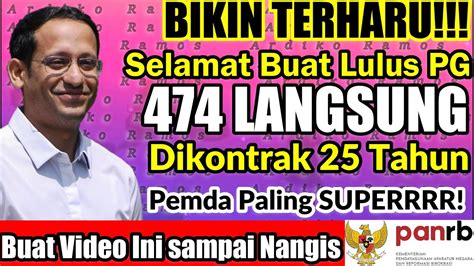 Selamat Lulus Pg Dikontrak Maksimal Oleh Pemda Youtube