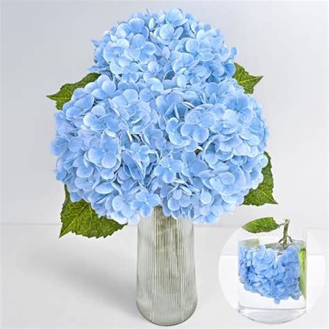 Amazon Martine Mall Pcs In Hydrangea Artificial Flowers Latex