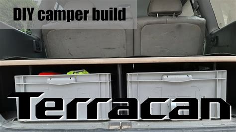 Terracan Project 4 DIY SUV Camper Build Sleeping In Car YouTube