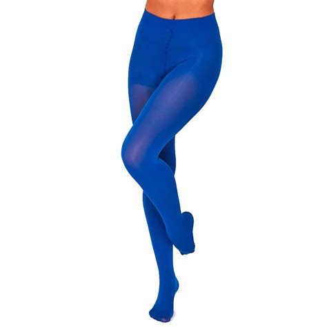 Pamela Mann 50 Denier Opaque Thick Tights In Sapphire Blue