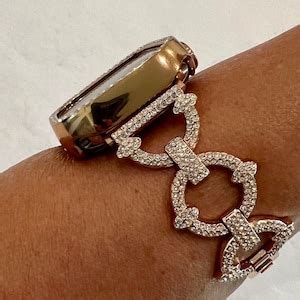 Ultra Mm Apple Watch Band Rose Gold Crystal Bracelet Mm Mm Or