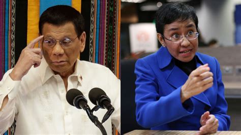 Legal Battle Between President Duterte And Maria Ressas Rappler Shows