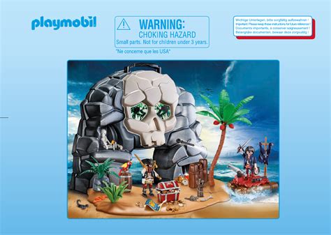 Handleiding Playmobil Set Pirates Pirateneiland