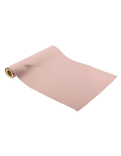 Chemin De Table Effet Cuir Rose Gold Cm X M Vegaooparty