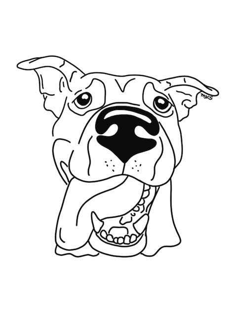 Custom Pet Facial Outline Drawing Dog Face Drawing Cat Face - Etsy