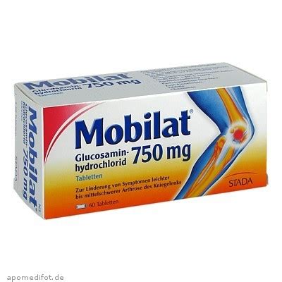 Mobilat Glucosaminhydrochlorid Mg St Tabletten Medvergleich De