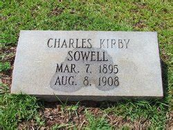 Charles Kirby Sowell M Morial Find A Grave