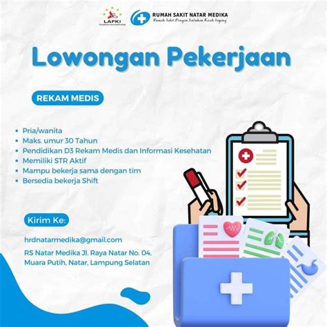 Lowongan Kerja Rekam Medis Bandung Contoh Surat Resmi