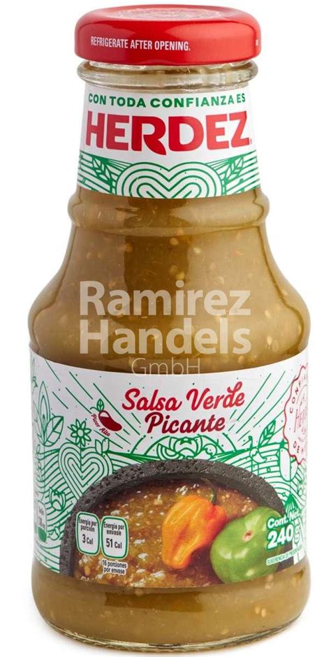 Salsa Verde Scharf Herdez G Mexhaus