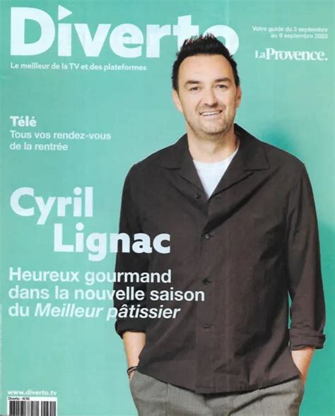 DIVERTO N35 03 09 2023 Cyril Lignac Le Meilleur Pâtissier Kyle