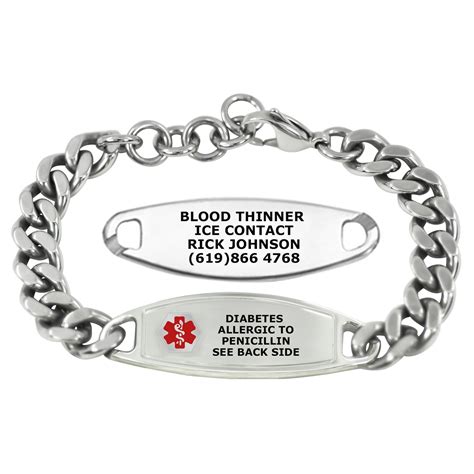 Buy Medical Id Jewelry Engravable Medical Alert Bracelets Medic Alert Bracelets Alert